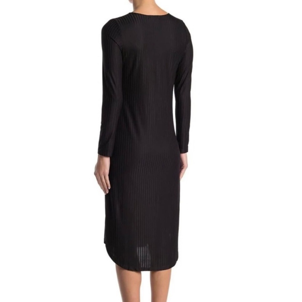 NSR size medium, ribbed, black dress